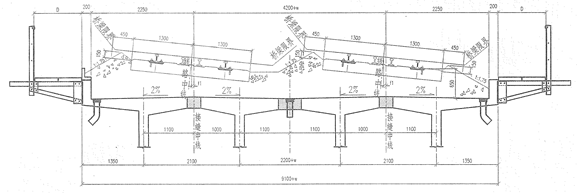 双线桥面上曲线布置图