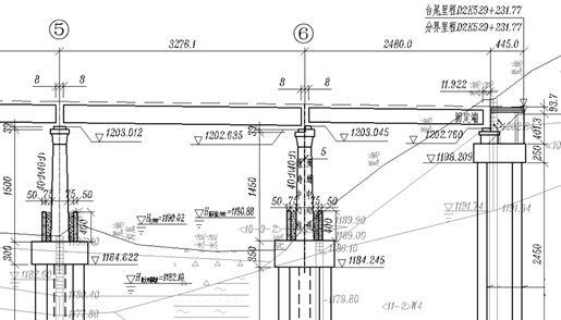 左线铁路桥梁综合布置图
