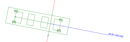 计算机模拟放样成果